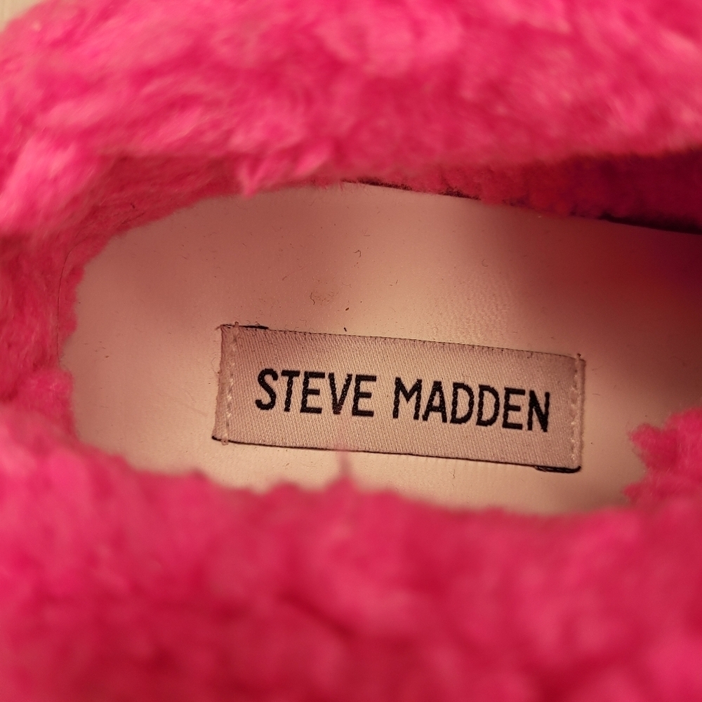 Steve Madden Polaris White and Pink Shoes sz 9.5 - Picture 6 of 11